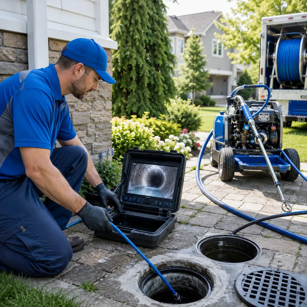 Outdoor drain cleaning professionals serving Somersville, CT